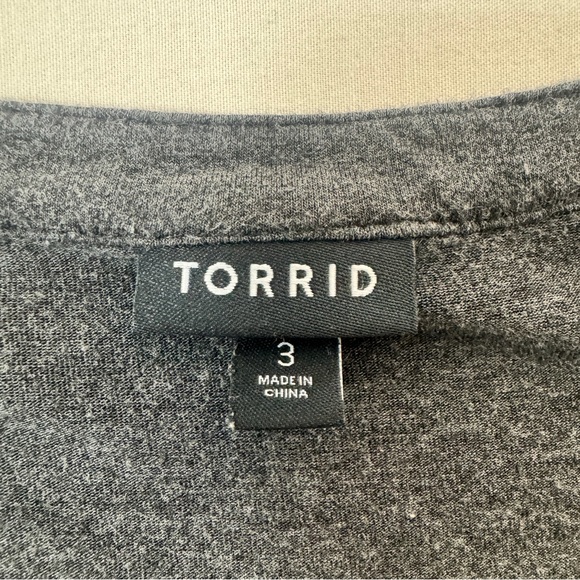 Torrid Gray Knit House Dress Size 3 - Picture 2 of 11